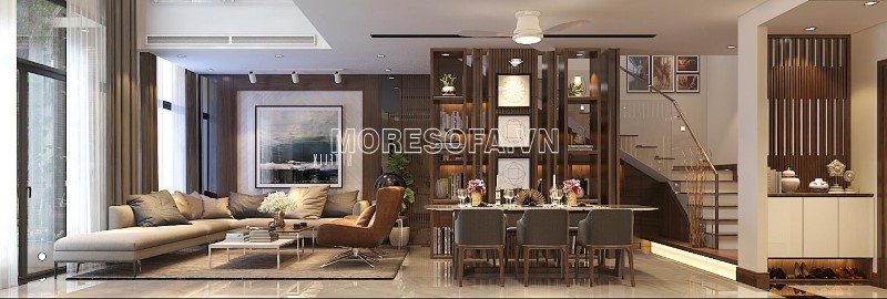 Bộ bàn ghế sofa góc phòng khách